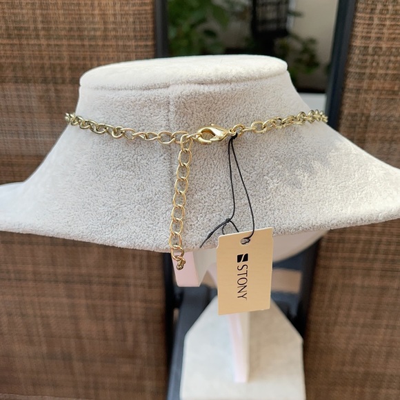 Blue Gem Stone Necklace - Picture 11 of 12